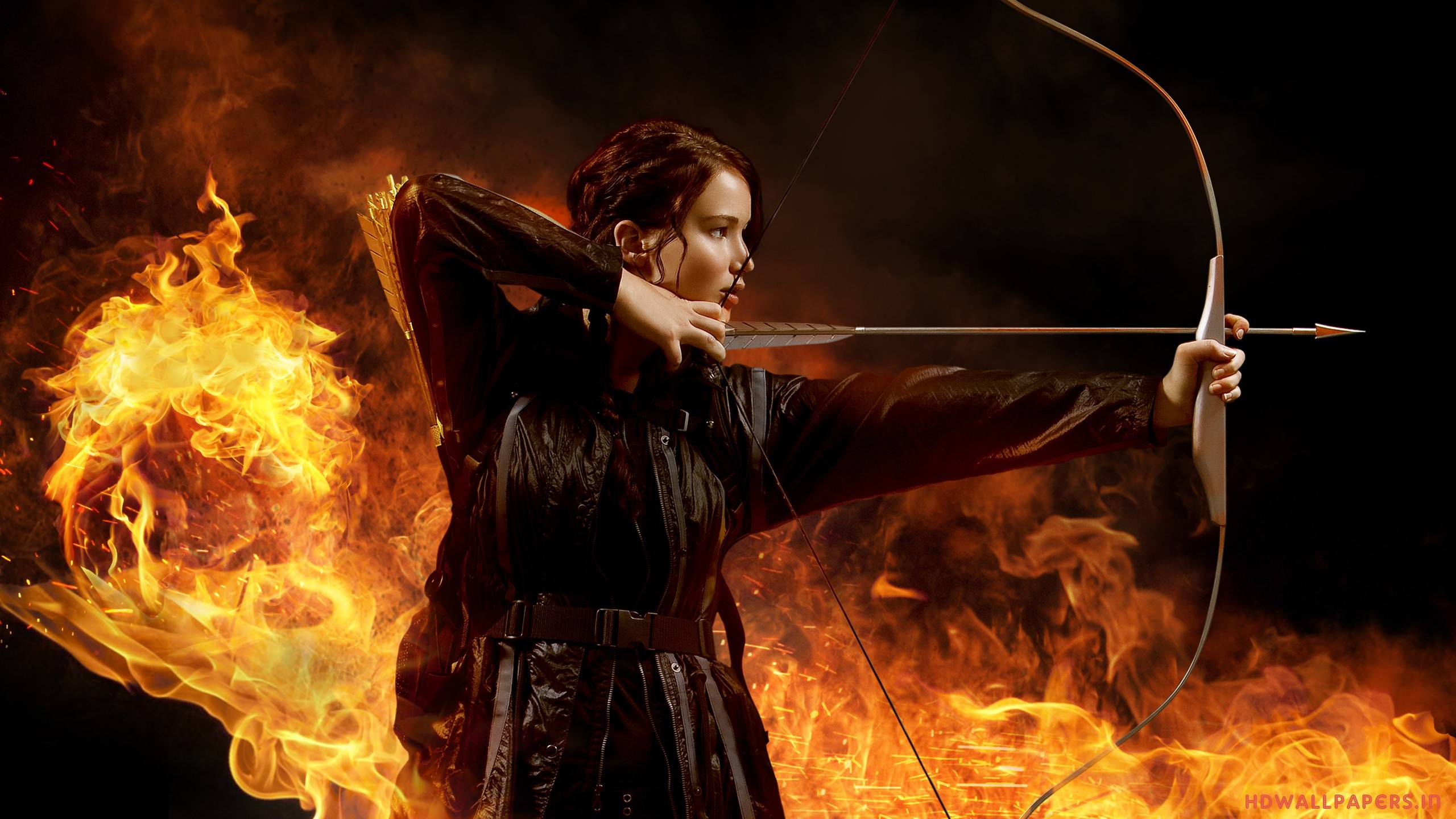 Download 'hunger games bow and arrow' HD wallpaper