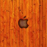 Apple Wooden Wallpaper