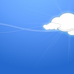 Cartoon cloud wallpaper
