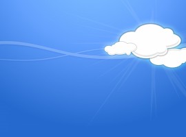 Cartoon cloud wallpaper