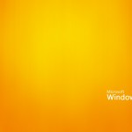 Orange Windows Vista Wallpaper