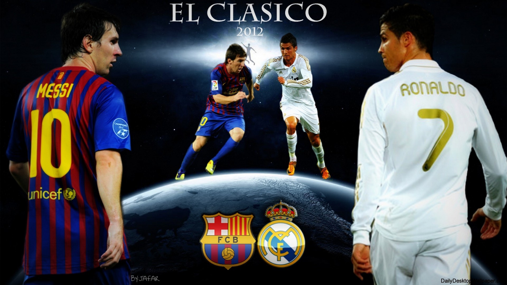 Messi And Ronaldo 2012 Hd Wallpapers
