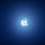 Scirbbled Apple Logo Wallpaper