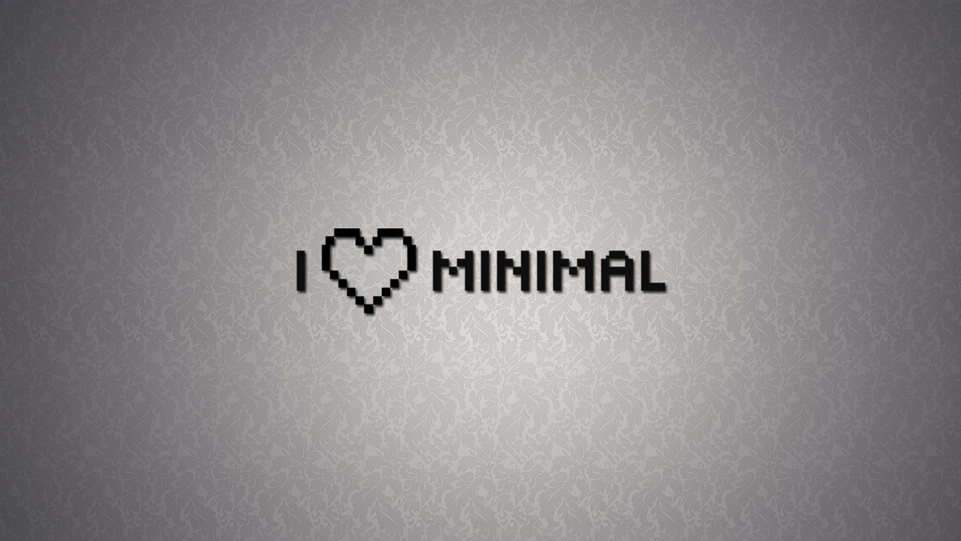 I Love Minimal Pixelated