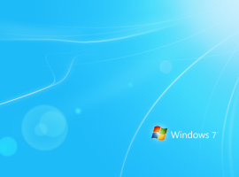 Blue With Logo Windows 7