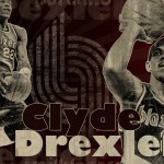 Clyde Drexler Blazers basket ball wallpaper