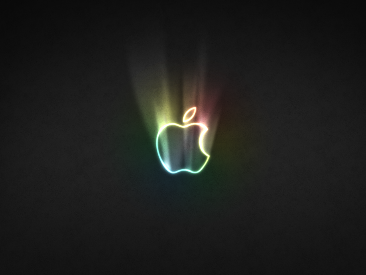 Apple glowing logo wallpaper - HD Wallpapers