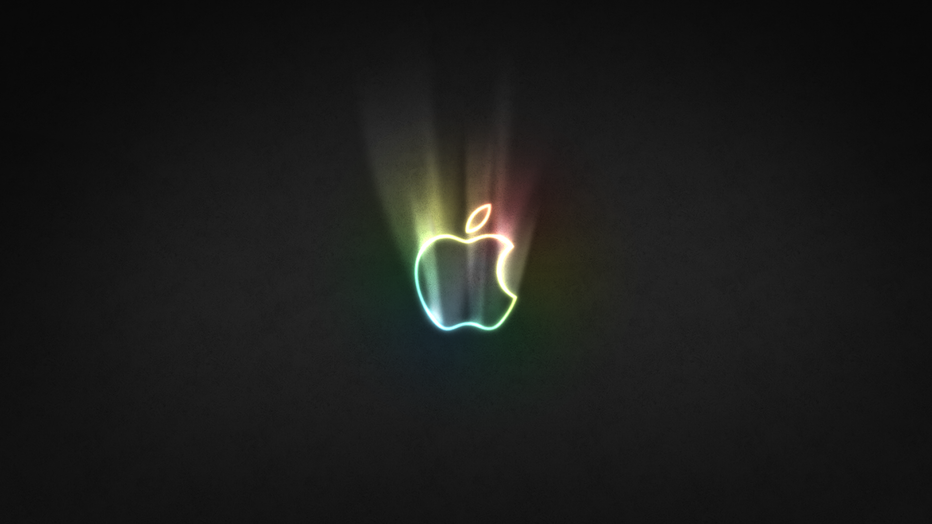 Apple glowing logo wallpaper
