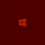 Orange Windows 8 Logo Wallpaper