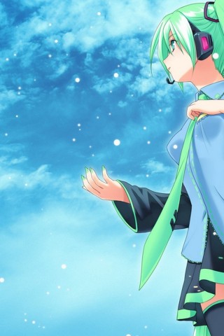 Green Haired HD Anime Girl Wallpaper - High Definition, High Resolution HD  Wallpapers : High Definition, High Resolution HD Wallpapers