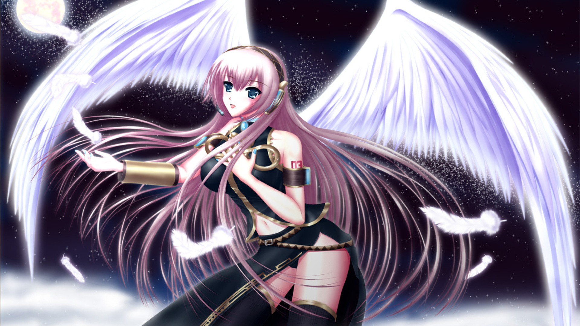 HD Anime Angel Desktop Background