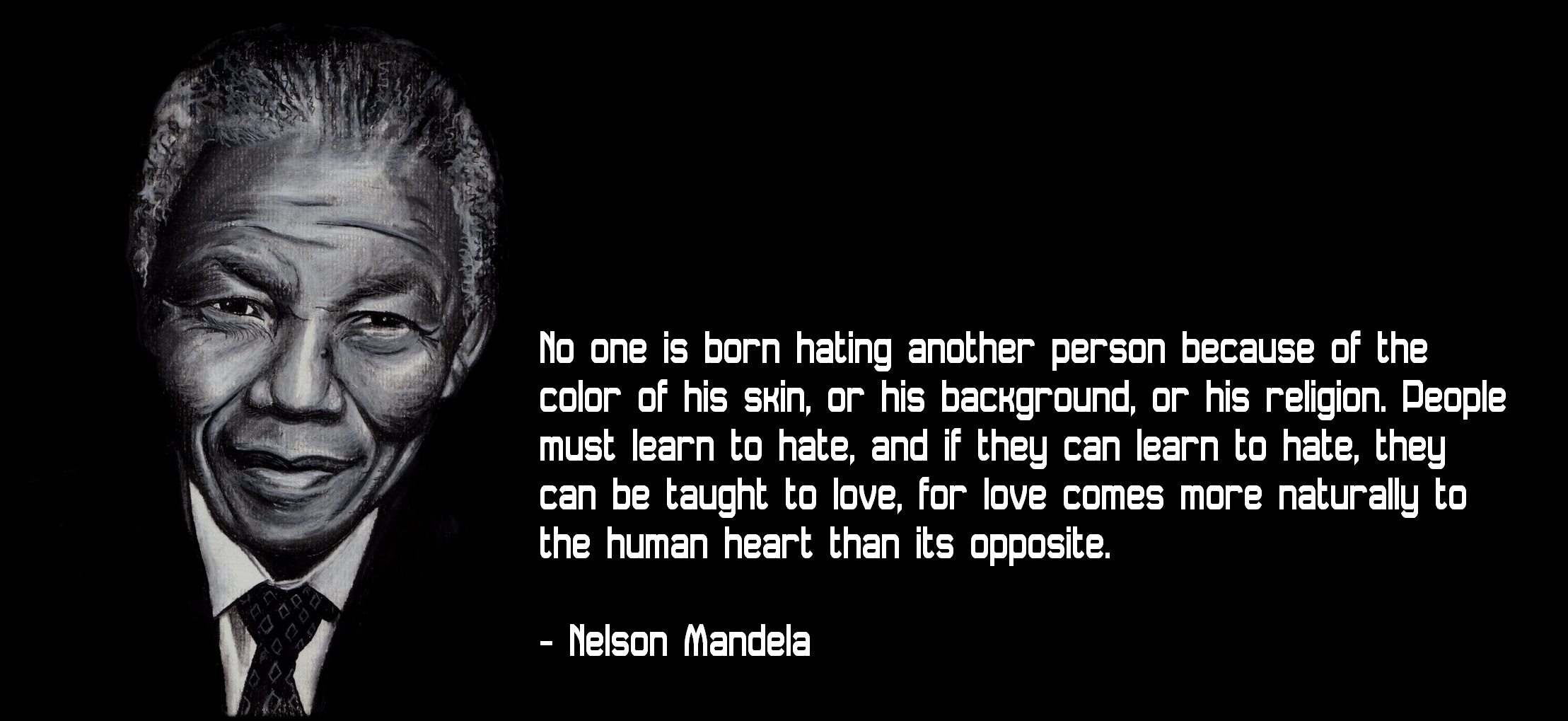 Inspirational HD Quote from Nelson Mandela