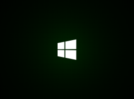 HD Green Minimal Windows 8 Logo