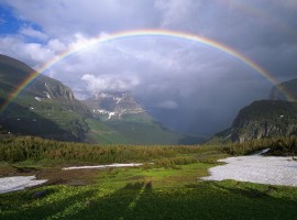 Picturesque High Resolution Rainbow Background 