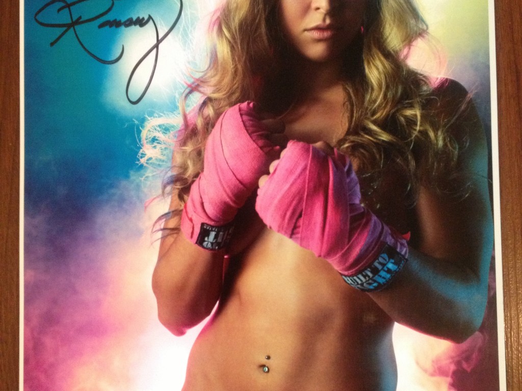 Sexy Revealing Signed Ronda Rousey Hd Wallpapers.