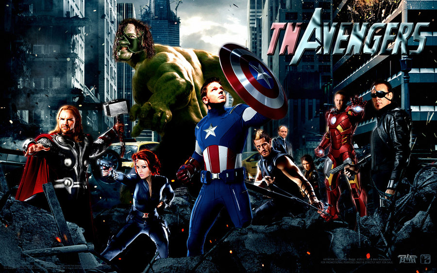 Marvel’s High Resolution Avengers Background
