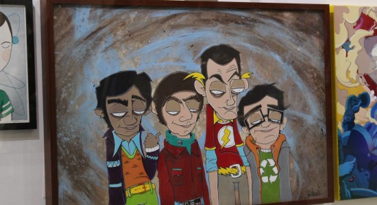 Painting of The Big Bang Theory