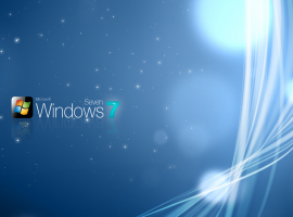 Windows 7 Sparkly Wallpaper
