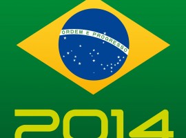 Flag of Brazil 2014 World Cup