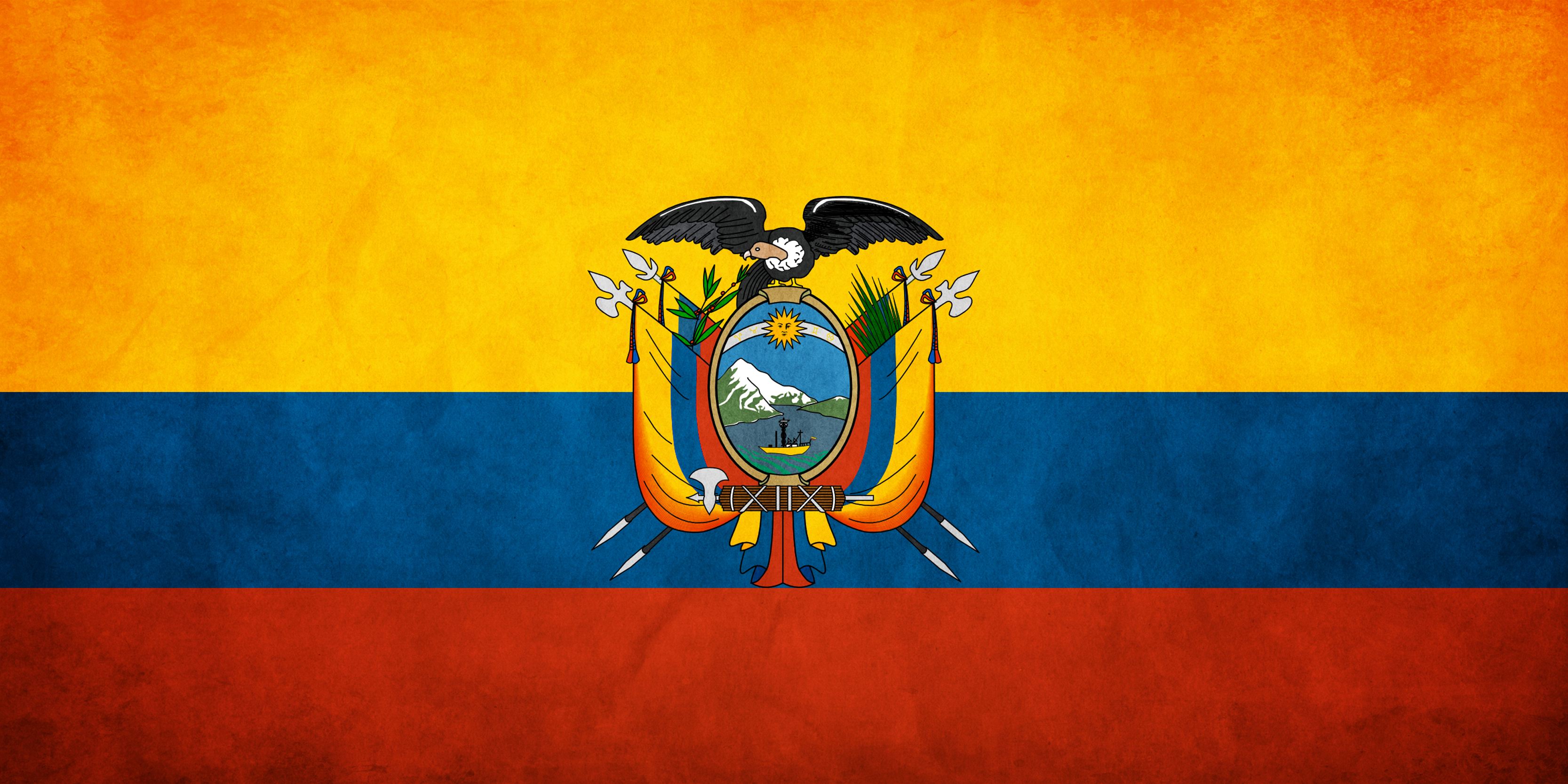 HD Ecuador Flag Wallpaper