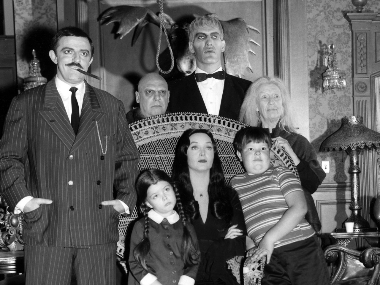 The Addams Family - Black&White - High Definition, High Resolution HD