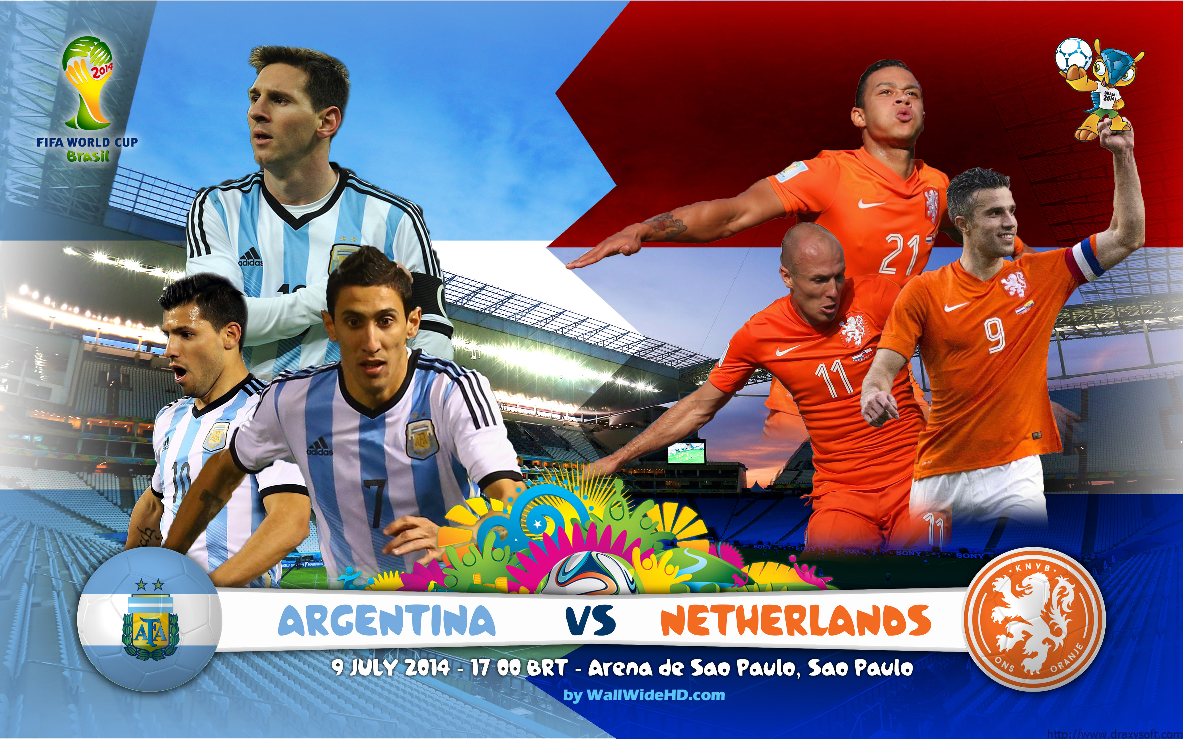 Argentina Vs Netherlands World Cup 2014 Semi-Finals