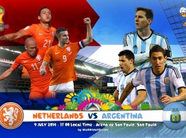 Netherlands Vs Argentina World Cup 2014 Semi-Finals