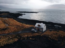 Solitary House at the Seashore