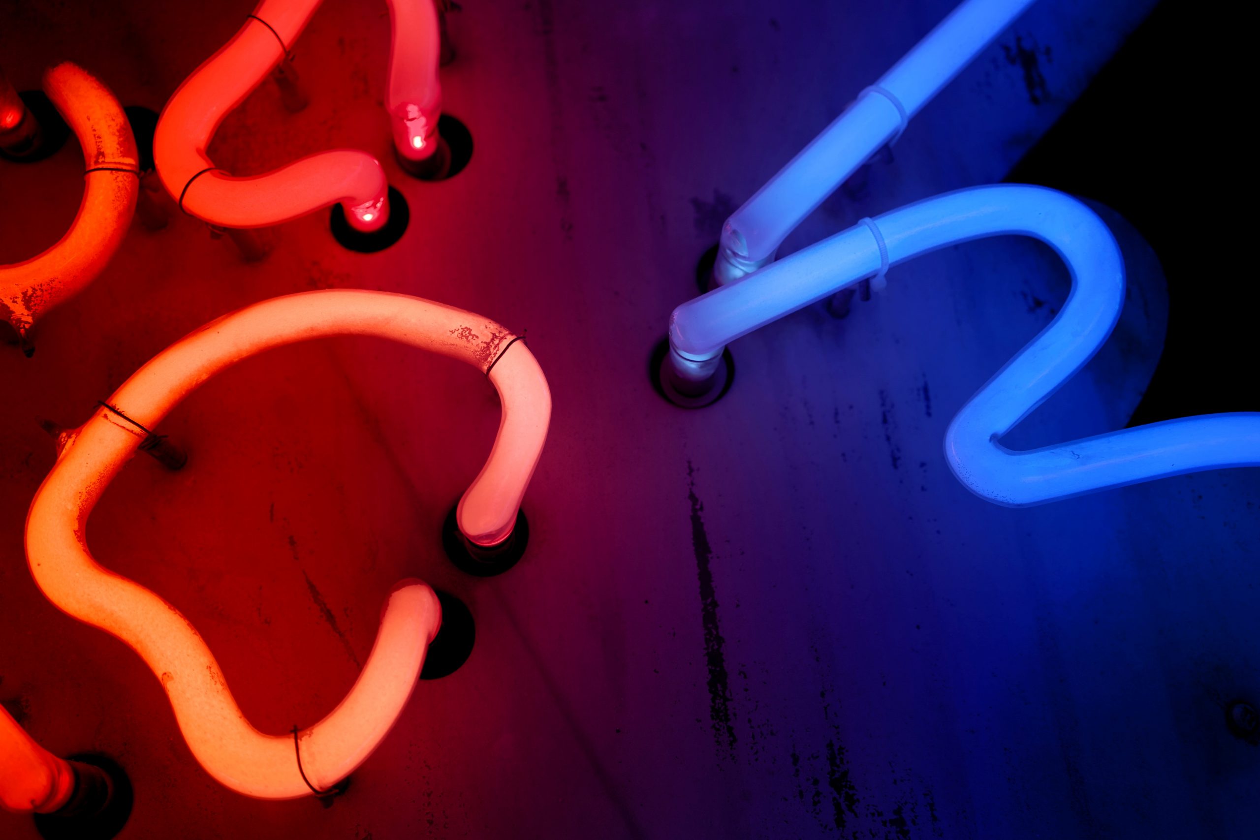 Stand Out with this Neon Lights Wallpaper